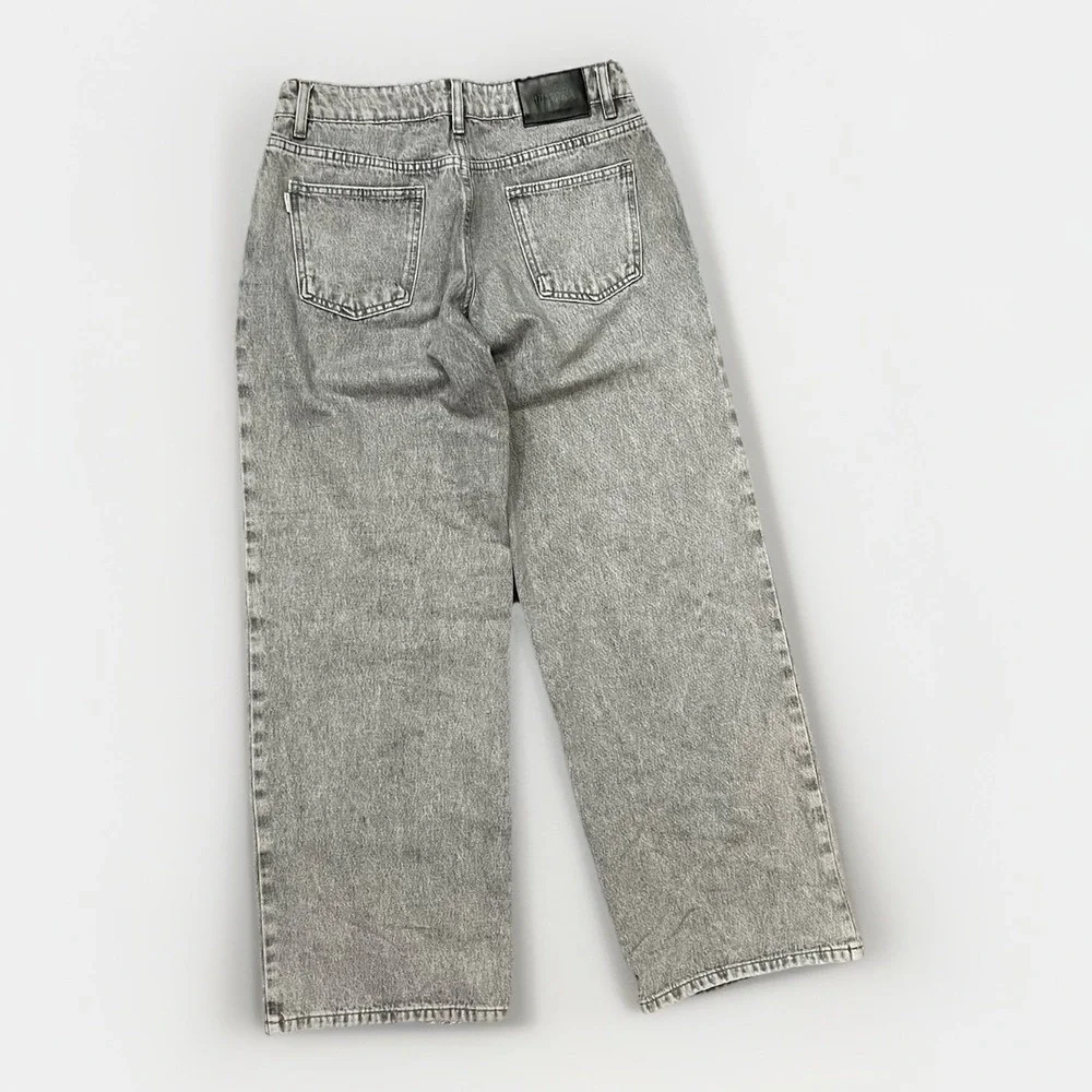 Princess Polly DNM Women''s Jeans Size 4 Wide Leg Charcoal Gray Wash